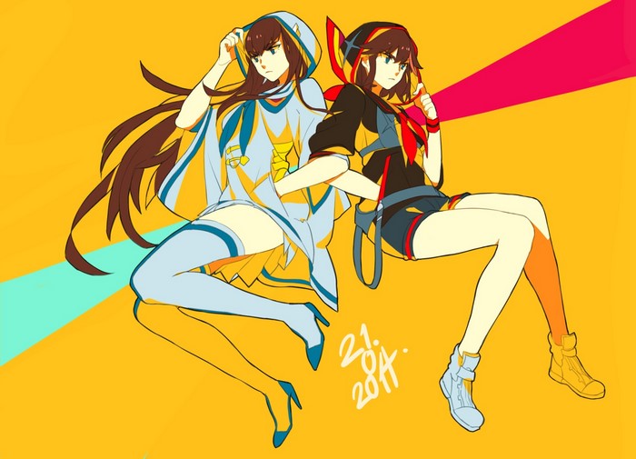 Matoi Ryuko and Kiryuin Satsuki from Kill la Kill