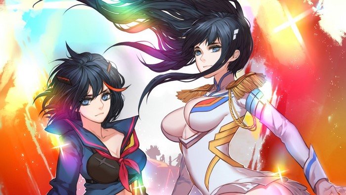 Matoi Ryuuko and Kiryuin Satsuki from Kill la Kill