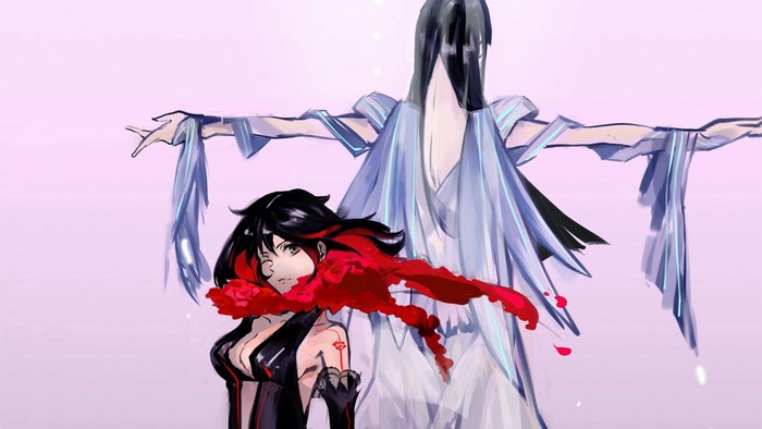 Matoi Ryuuko and Kiryuin Satsuki from Kill la Kill