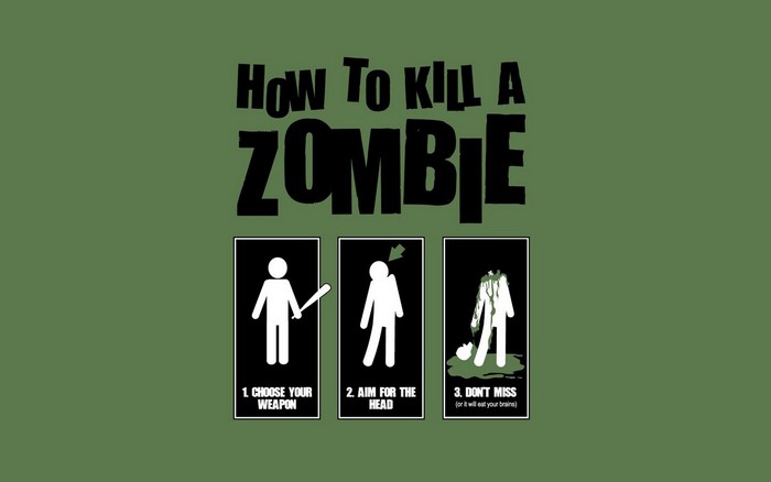 How to Kill a Zombie illustration