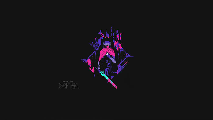Hyper Light Drifter character with sword