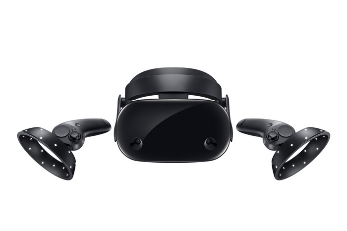 Samsung HMD Odyssey VR headset with controllers