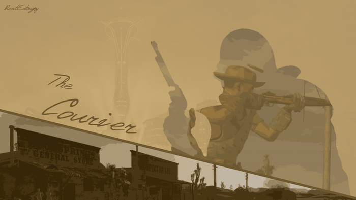 The Courier from Fallout
