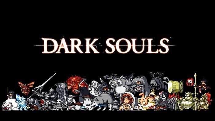 Dark Souls pixel art characters