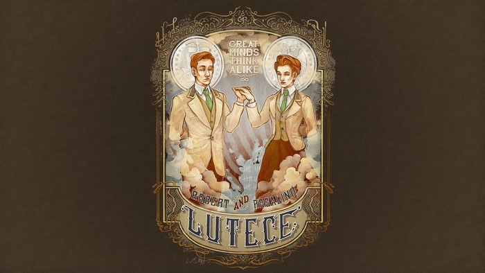 Robert and Rosalind Lutece from BioShock Infinite
