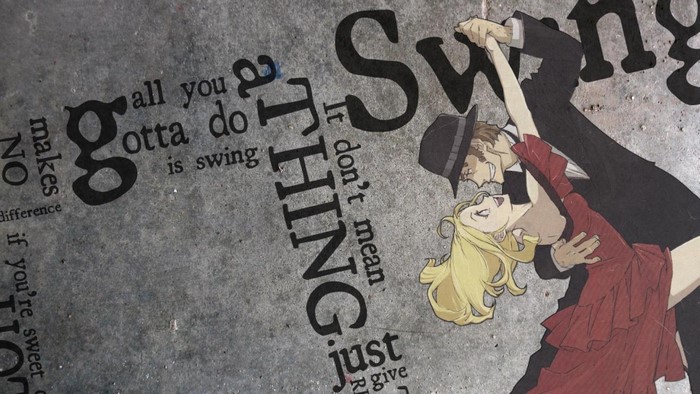 Baccano! poster with dancing couple