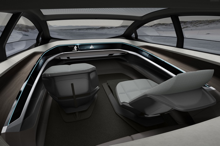 Audi Aicon electric car interior