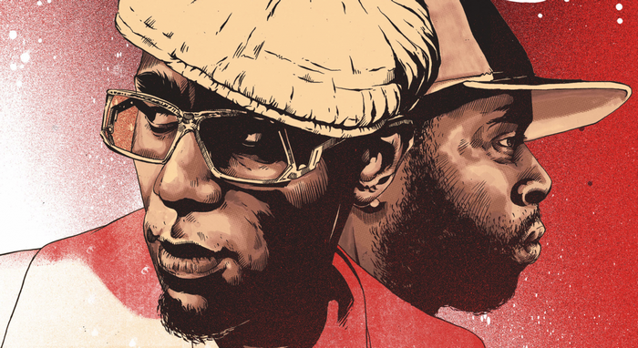 Illustration of Mos Def and J Dilla