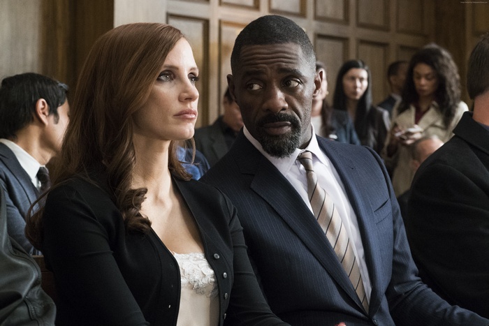 Molly's Game: Jessica Chastain and Idris Elba in court