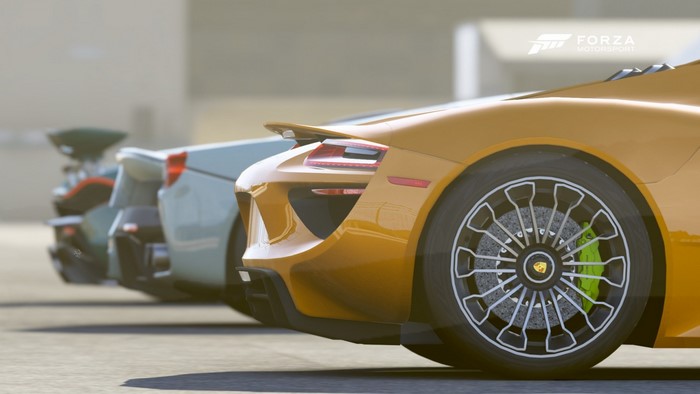 Forza Motorsport: Sports Cars Lined Up