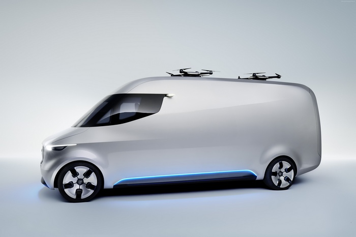 Mercedes-Benz Sprinter Vision Van with drones