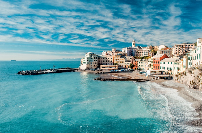 Italy, 8k, clouds, rest, 5k, Tyrrhenian Sea, booking, 4k, sky, travel, houses, coast