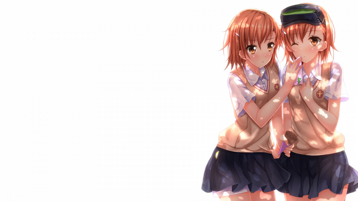 Misaka Mikoto and Kuroko Shirai from To Aru Kagaku no Railgun