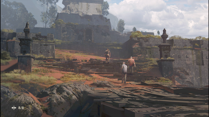 Concept art of ruins from Uncharted 4 A Thiefs End
