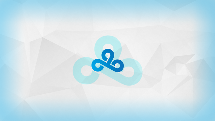 Cloud9 logo on a polygonal background