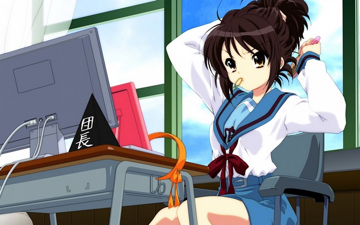 Suzumiya Haruhi from The Melancholy of Haruhi Suzumiya