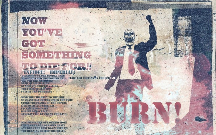 Lamb of God "Burn!" Album Cover Poster
