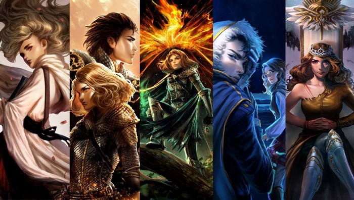 Characters from Air Awakens series