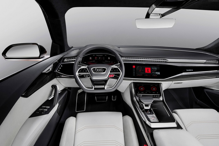 Audi Q8 interior 4K