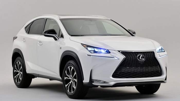 White 2018 Lexus NX 300h 4K