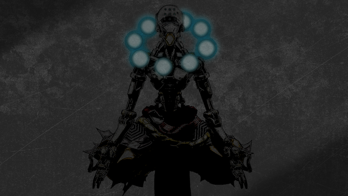 Zenyatta from Overwatch illustration
