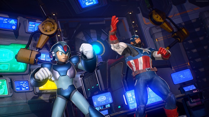 Captain America and X from Marvel vs. Capcom: Infinite in 4K