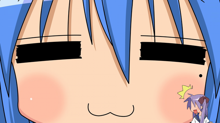 Konata Izumi from Lucky Star close-up