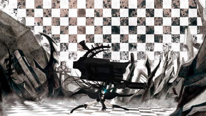 Black Rock Shooter with giant cannon