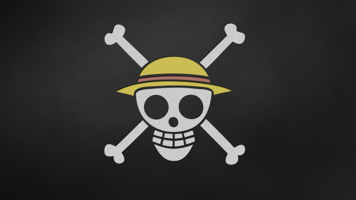 One Piece Jolly Roger Straw Hat Pirates Logo