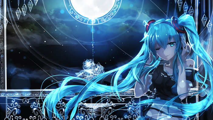 Hatsune Miku Under the Moonlight