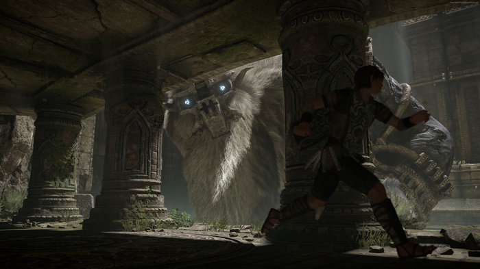 Wander and a Colossus in Shadow of the Colossus 4K