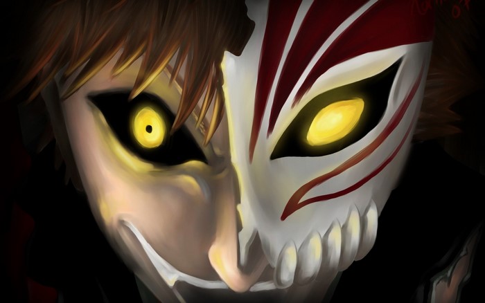 Ichigo Kurosaki in Hollow form from Bleach