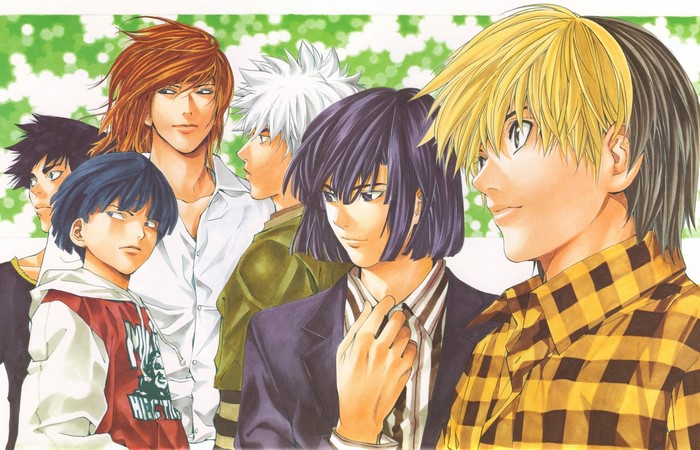 Hikaru no Go characters illustration