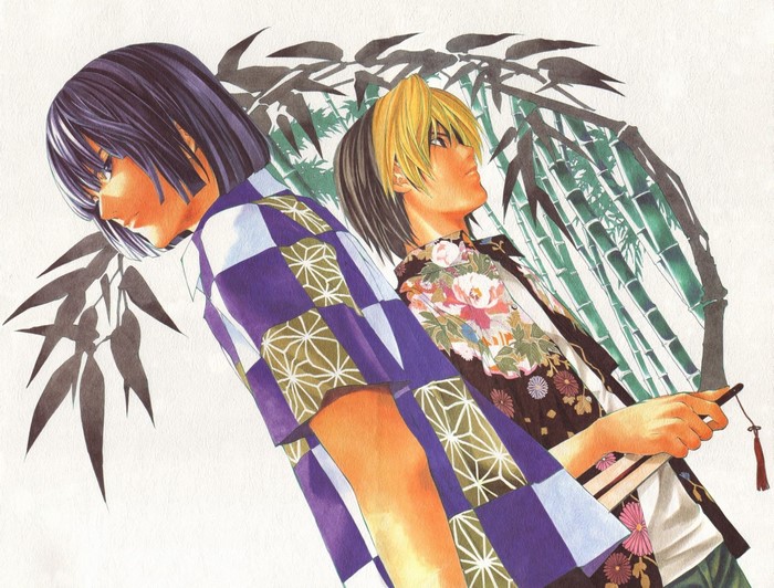 Hikaru Shindou and Touya Akira from Hikaru no Go