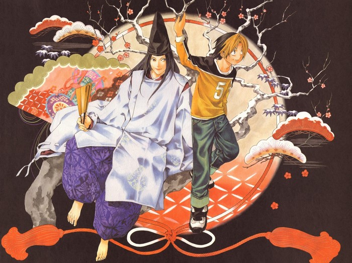 Hikaru no Go Fujiwara no Sai and Shindou Hikaru