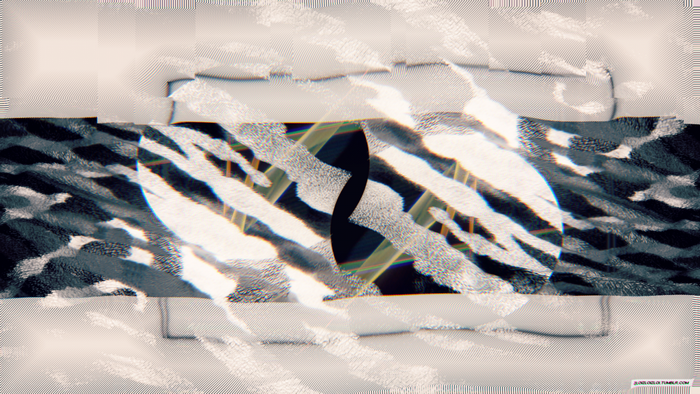 Abstract monochrome glitch art with animal print patterns