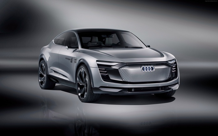 Audi Elaine concept electric car 4K