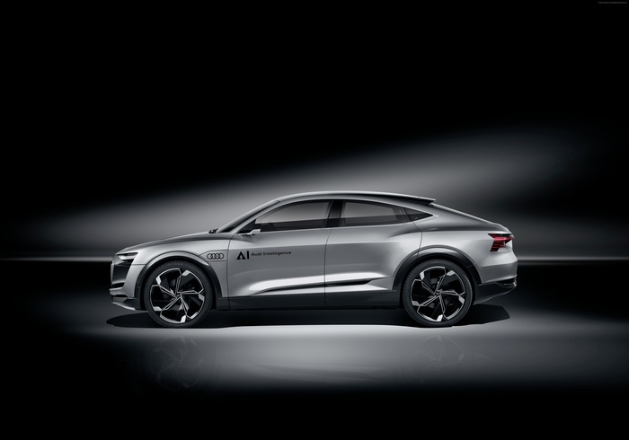 Audi Elaine electric car concept 4K