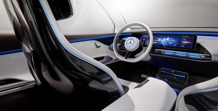 Mercedes-Benz Concept EQ interior 4K