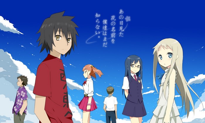 Characters from Anohana: The Flower We Saw That Day
