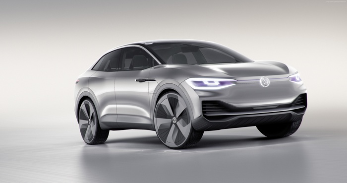4K Volkswagen I.D. CROZZ II electric car