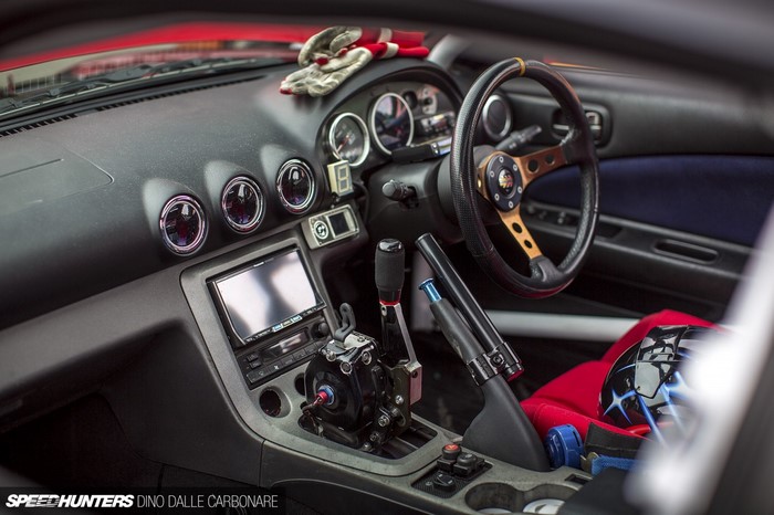 Nissan Silvia S15 interior with racing modifications