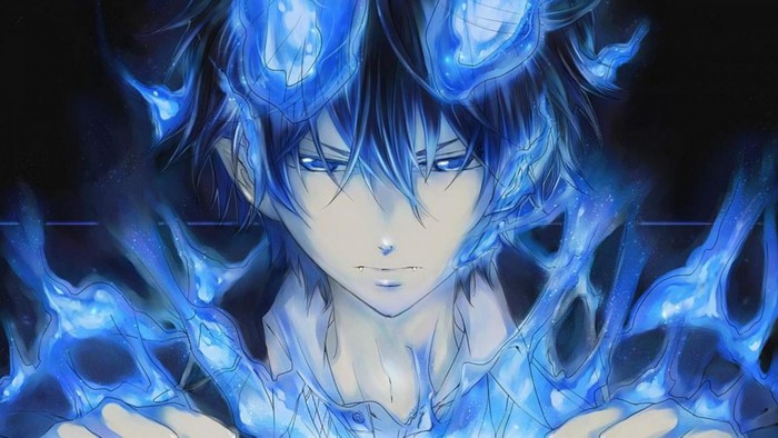 Blue Exorcist Okumura Rin Blue Flames Power