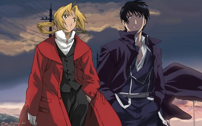 Edward Elric and Roy Mustang from Fullmetal Alchemist Brotherhood