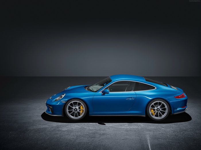 Blue Porsche 911 GT3 Touring Package 4K