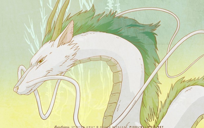 Haku the Dragon from Spirited Away