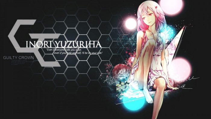 Inori Yuzuriha from Guilty Crown