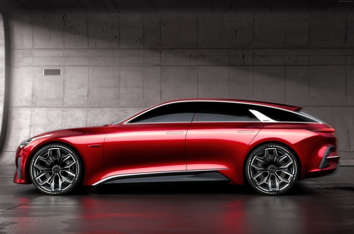 Red Kia Proceed Concept Car