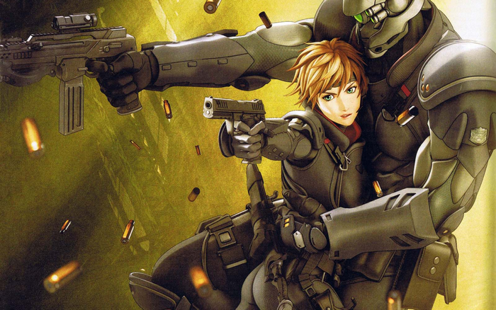 Briareos and Deunan Knute from Appleseed