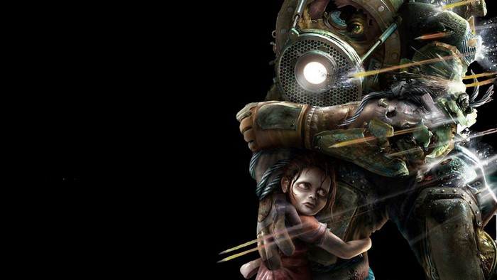 Big Daddy and Little Sister from BioShock